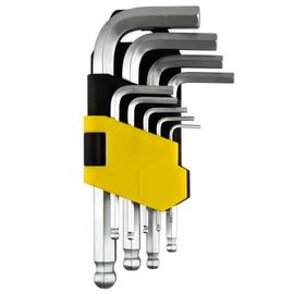 AB Tools-US Pro Metric MM Stubby Hex Allen Key Set Ball Ended 1.5mm - 10mm 9pc Kit