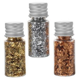 DOITOOL Foil Decorations 1 Set Nail Foil Flakes Glittery Nail Art Supplies Decorative Glitter Sheets Wraps