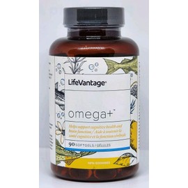 LifeVantage Omega+ Supplement 90 Softgels Powerful 3-in-1 Blend of Omega-7 New