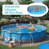 24 Ft Round Above Ground Pool Leaf Net Cover -