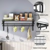 CHOEZON Hanging Pot Rack, Wall-Mounted Pot Rack, Kitchen Cookware Organizer,