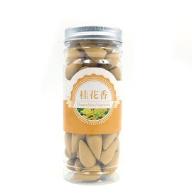 ANCLLO 60 Pieces Backflow Incense Cones Including Osmanthus Natural Scents for Home, Office, Kitchen, Bedroom, Yoga Room