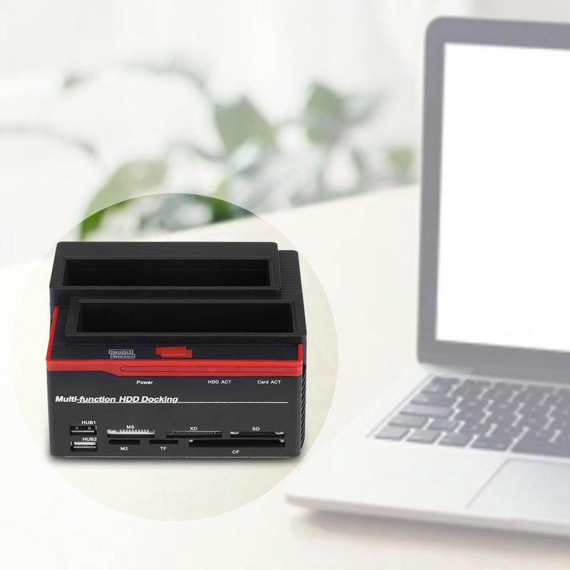 Dual Bay 2.5"/3.5" SATA & IDE HDD Enclosure Docking Dock