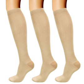 DRESHOW Compression Socks for Men & Women Best Support for Athletic,Running,Flight Travel,Cycling