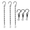 Vilbocr 3-Pack 9.5 Inch Metal Chain Hanging Basket Chains for