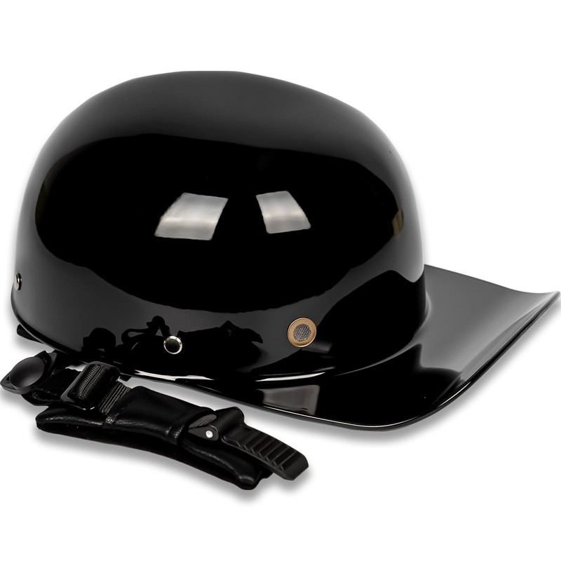 Yesmotor Baseball Style Cap Retro Motorcycle Helmet Unisex-Adult - DOT