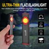 ULTRAFIRE Flat EDC Flashlight,300 Lumens Rechargeable Mini Magnetic Pocket Light,4