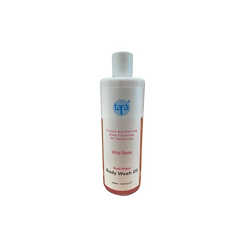 Tara Natural Dual-Phase Body Wash Oil - Wild Rose- 400ml
