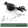 YOKIVE 1 Set Toilet Flapper Chain 304 Stainless Steel Toilet