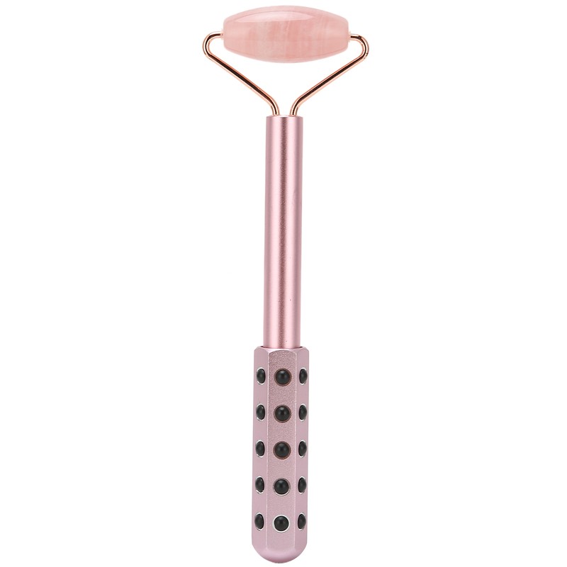 Facial Roller Relieve Wrinkles Germanium Stones Natural Jade Face Massage