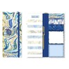 Punch Studio Azure Peacock Note-Folio Set, 3.625" W x 0.625"