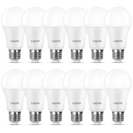 Lepro 13.5 W E27 LED Warm White, Replaces 100 W Halogen Bulb, 1521 Lumen Bulb E27, 2700 K Warm White A60 LED Bulb, 200° Energy Saving Bulb, Not Dimmable, Pack of 12 [Energy Class E]