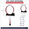 AM/MW Loop Antenna for Radio Reception – Adjustable Direction Portable