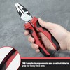 LEONTOOL High Leverage Combination Pliers 7-Inch Heavy Duty Linesman Pliers