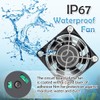 GDSTIME 60mm x 25mm 12V DC Waterproof IP67 Fan High