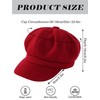 Women Newsboy Cap Fashion French Beret Hat Wool Cabbie Hat