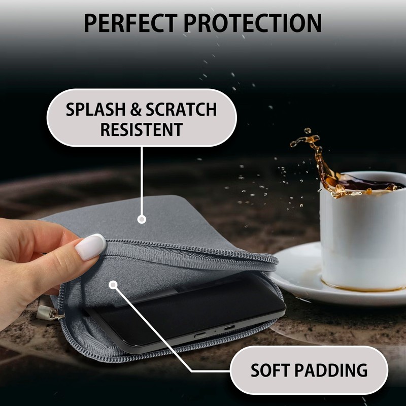 MyGadget Neoprene Sleeve Case for Tablet up to 6 Inches