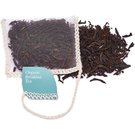 Solaris Tea - Organic English Breakfast Tea | 100% Organic Whole Leaf Tea | Certified Vegan | 40x Biodegradable Stitched Teabags, (1 x 80 g)