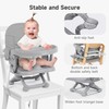 YOLEO Baby High Chair Booster Seat for Dining Table, Adjustable