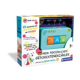 Clementoni Storyteller, 59202, Interactive Audio Entertainment, for Children Aged 3+, Exciting Good Night Stories, Individual Favourite Stories