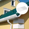 4 Pcs Gutter Valley Splash Guards Aluminum Rain Gutter Valley