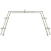HOTOZON 1 Inch Heavy Duty Double Bay Window Curtain Rod,36-72