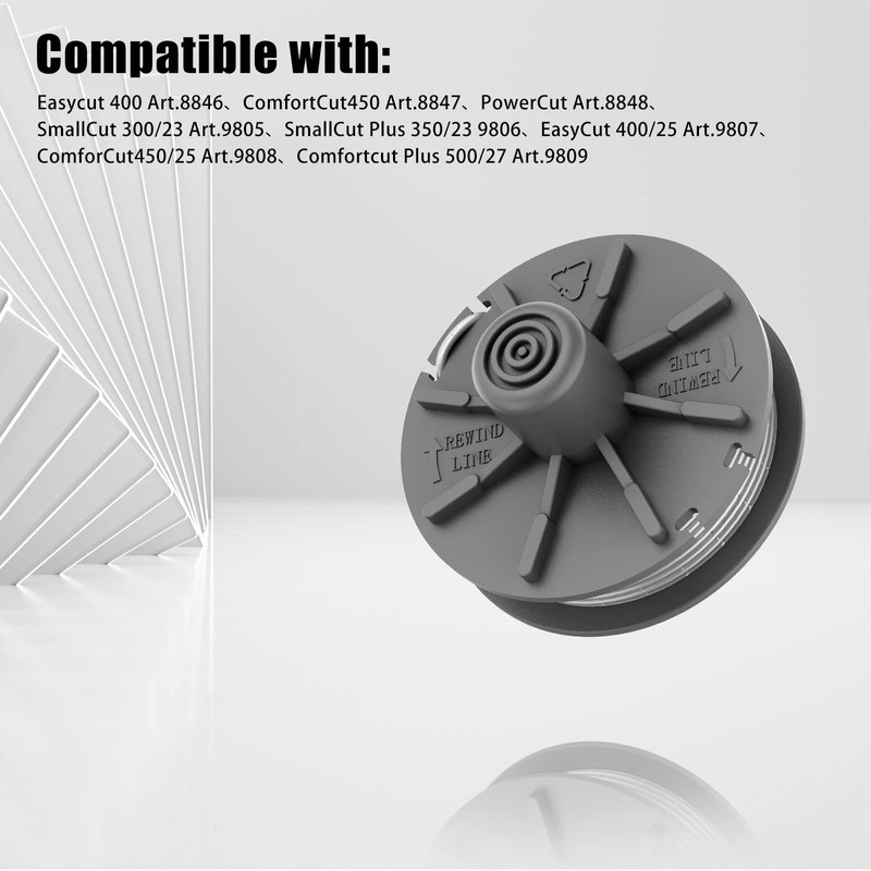 CDIYTOOL Replacement Line for Easycut 400 Grass Trimmer Art.8846 400/25