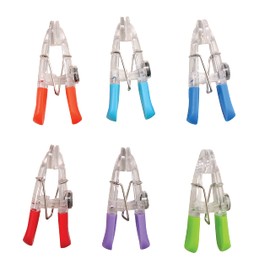 Baker's Secret - 6pcs Heavy Duty Magnetic Clips Set, Multicolor Clips Bag Sealers Assorted Colors Food Storage Home Kitchen Supplies