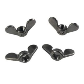 4 piezas de acero inoxidable 316 DIN315 3/8" tuerca de mariposa
