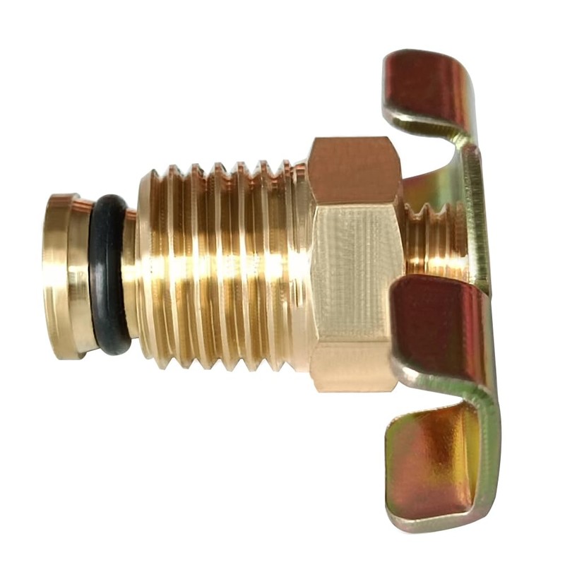 BesNPT Brass 1/4'' NPT Male Air Compressor Drain Valve with