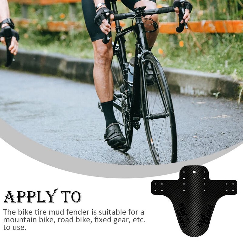 Mud Guard Wear-resistant Mudguard Mountain Accessories Professional Gears , Black