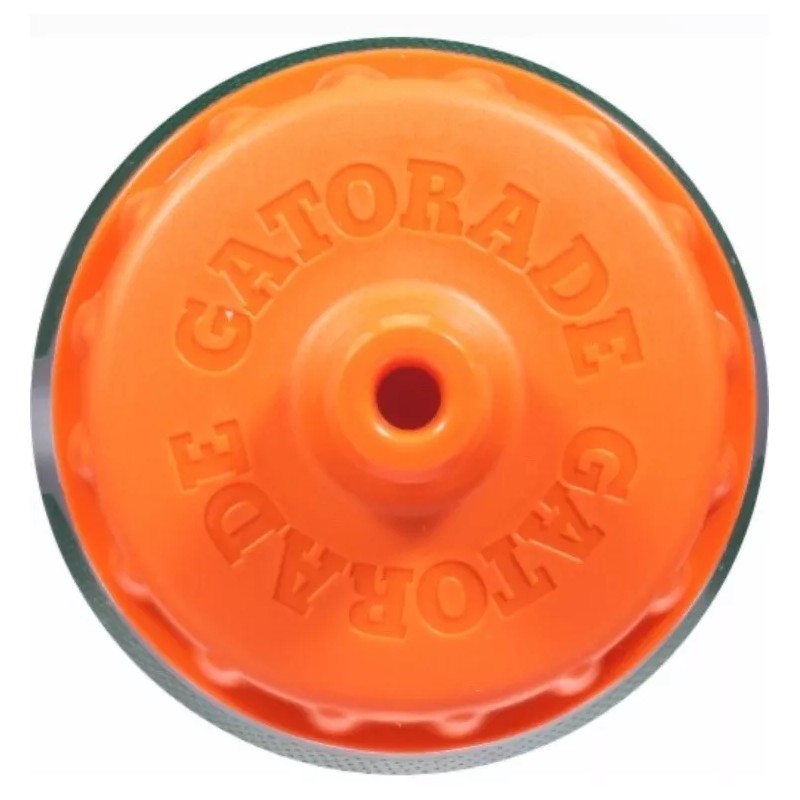 Gatorade Water Bottle 28oz Gatorskin Green Contour Style Squeeze Sports