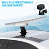 Mini Adjustable Angle Suction Cup Mount, Mini Car Mount, Rectangular