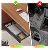 Under Desk Drawer For Desk 23.5 in, Pull out Storage