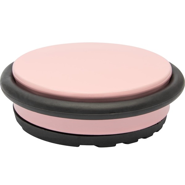 Wagner Doorstop Big Disk Color Pale Pink - Ø 98 x 30 mm, rosé, Premium Buffer Made of Coated Industry Steel, Thermostatic Rubber, to be Placed on The Floor, 750 g - 15516601