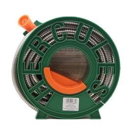 Hercules Pocket Hose 25 ft Hercules Garden Hose- Wind Up Reel Included- Stainless Steel 2