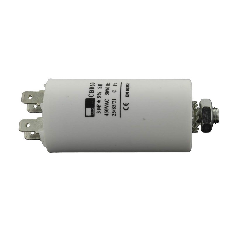 Paxanpax PLD029 Universal Fitting Capacitor (6.3uF / 6.3MFD, 450VAC)