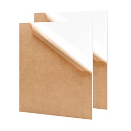 KINLINK 18x24 Plexiglass Sheets 1/8 inch-3mm White Acrylic Sheets, White Plastic Board Polycarbonate Sheet for DIY Project, Craft, Acrylic Sign, Weding Invitaton, 2 Pack