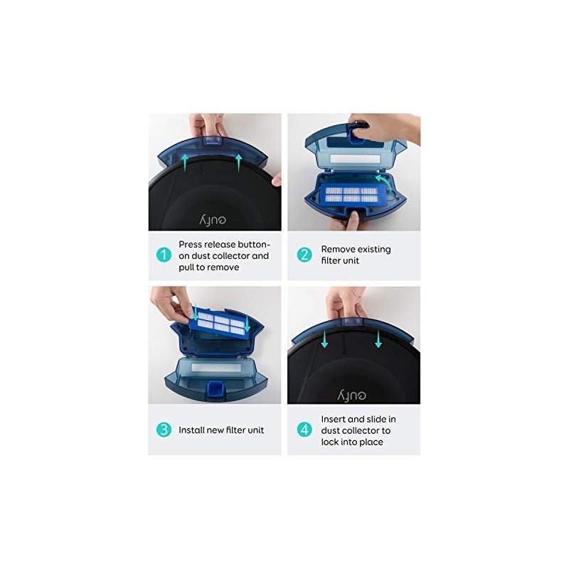 eufy RoboVac Replacement Filter Set, 11S Max,15C Max,G10, G30,G30 Edge,