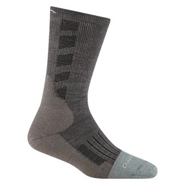 Darn Tough Vermont Emma Claire Boot Lightweight Merino Wool Cushion Hiking Socks for Women, Shale, Medium, Warm Work Socks