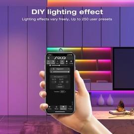 GLEDOPTO WLED Pre-Installed ESP8266 LED Strip Controller Over 100 Dynamic Lighting DIY WiFi APP Control 800 IC RGB IC for WS2812B WS2811 SK6812 TM1814 WS2813 WS2815 Addressable FCOB LED Light Strip