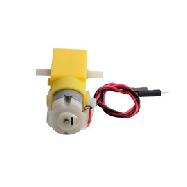 Wishiot TT Motor DC Gearbox Motor 200RPM DC 3-6V for Arduino Smart Car 1:48 Male Connector(Pack of 4pcs)