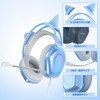 gaming headset cat ears (blue)
