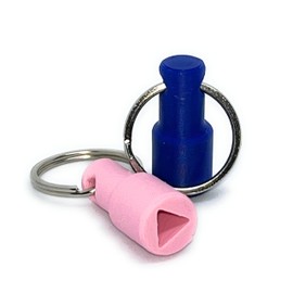 Gas and Electricity Meter Box Keys, Keyring Compatible, Pink and Blue, Pack of 2