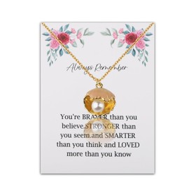 Seashell Pendant Necklace Beach Lover Gifts Scallop Necklace Enamel Pink Seashell Jewelry Gifts Seashell jewelry