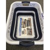 Mesa Pop & Load Space Saving Laundry Basket