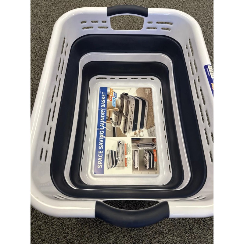 Mesa Pop & Load Space Saving Laundry Basket