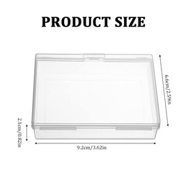 XKSOCT Pack of 2 Quartet Cards Accessories for Skat, Empty Case Empty Plastic Box Case Cover Playing Card Box Card Box for Quartets Card Games Playing Cards