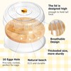 AceList Reversible Wood Charcuterie Board with Lid - Deviled Egg