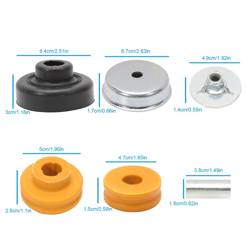 Attisfiera 6pcs/set Rear Suspension Strut Support Mount Kit for E82